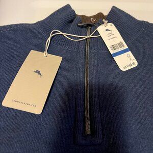 Tommy Bahama Classic Quarter Zip Pullover Sweater (M) NWT